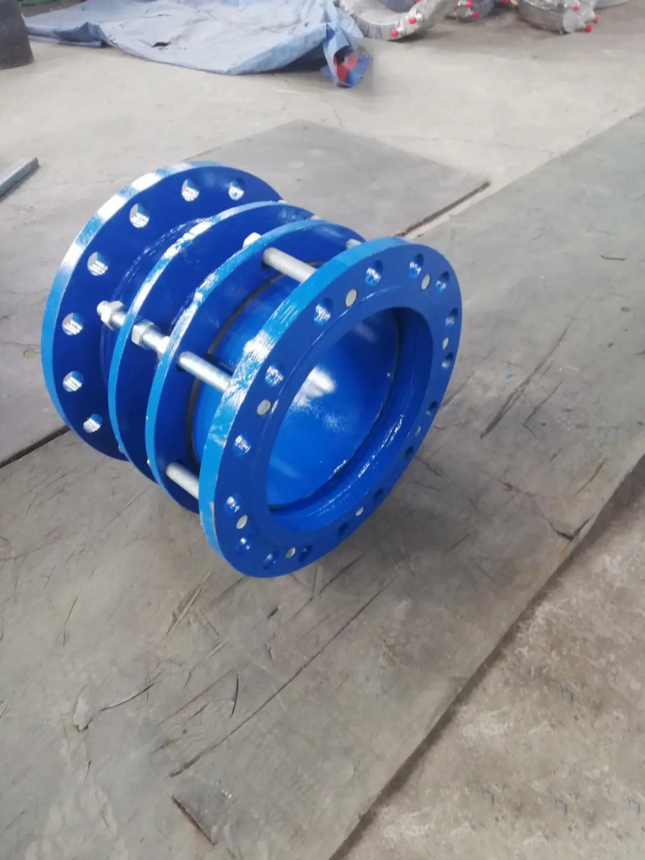 VSSJA-2型双法兰限位伸缩接头安装流程